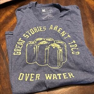 Men's Blue Graphic Tee